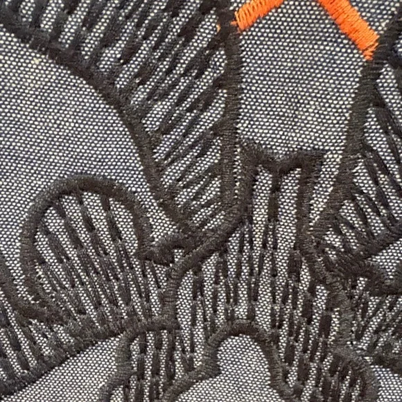 Jealous Tomato Embroidered Chambray Mini Dress - Picture 2 of 5